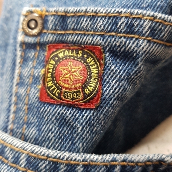 Walls Ranchwear Blue Denim Jeans, 38" Inseam - Picture 10 of 11